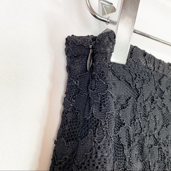 ISABEL de PEDRO BLACK LACE TUBE SKIRT NWT 6 - Picture 5 of 11